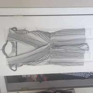 Adorable Black and White Romper